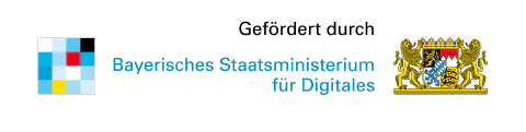 Logo des Bayerischen Staatsministeriums für Digitales