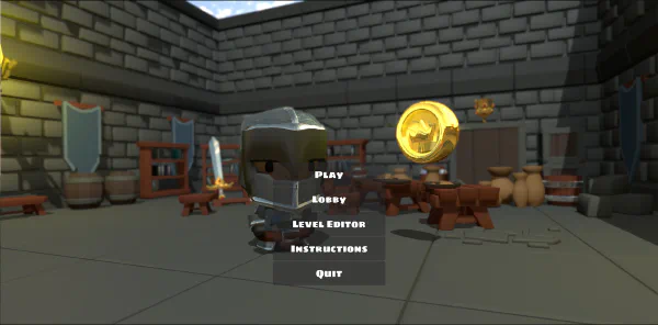 Dungeon Descent - Menü, Gameplay Screenshot
